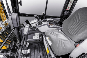  Interior der überarbeiteten Minibagger (SY35C) 