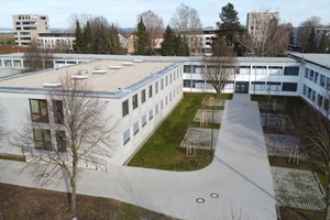 Die Erich-Bracher-Schule in Kornwestheim wurde umfangreich erweitert und umgebaut. Auch die Freianlagen haben davon profitiert 