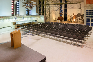  In der „Energiehalle“ der DASA erwartet die Teilnehmerinnen und Teilnehmer des Fachkongresses ein abwechslungsreiches Vortragsprogramm  