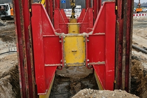  TWF-Gleitschienenverbau im Einsatz am KLV-Terminal des Skandinavienkais in Travemünde 