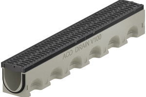  Freiflächenlösung für ein nachhaltiges Regenwassermanagement: Entwässerungsrinne ACO DRAIN Multiline NX aus NEXITE 