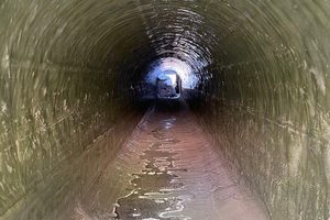  Nach der Ertüchtigung mit dem GFK-Liner ist das Tunnelgewölbe unter dem Gleiskörper im belgischen Ath fit für die nächsten Jahrzehnte 