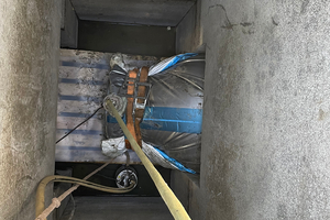  Beim Einzug des Liners werden alle Parameter durchgängig überwacht und dokumentiert, von der Fertigung über den Einbau- und Aushärtungsprozess bis hin zur Beprobung der Ergebnisse 