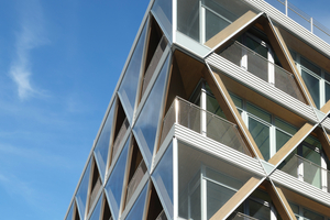  Neben seiner markanten Architektur überzeugt das Projekt auch durch ein besonders gutes Nachhaltigkeits-konzept und Innovationen in Sachen Cradle-to-Cradle 