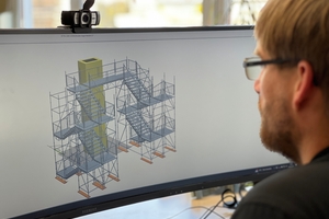  Die Gerüstplanung erfolgt ganz einfach am Computer  