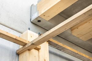  Bei Bedarf können der Beton- und Holzanteil der kreislauffähigen HBV-Deckenelemente voneinander getrennt werden 