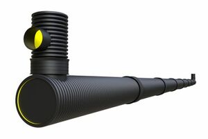  Dank ihrer modularen Bauweise bietet die SediPipe 800 plus von FRÄNKISCHE eine variable Gesamtlänge zwischen 12 und 48 Metern und lässt sich somit für verschiedenste Bauvorhaben einsetzen. 