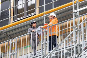  Peri Ingenieure aus der Niederlassung Stuttgart begleiteten Gerüstbau Föhl bei dieser anspruchsvollen Gerüstaufgabe vom ersten Tag an 