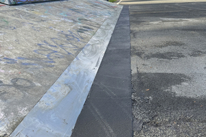  Nach nur kurzer Aushärtungszeit waren die Rampen und Rails des Skateparks wieder befahrbar 