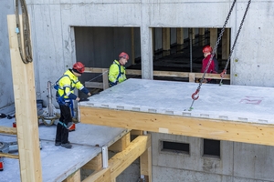  Immobilien werden zu Mobilien: Aus den Ideen zu diesem Thema wurde unter anderem die komplett kreislauffähige Holz-Beton-Verbunddecke entwickelt 