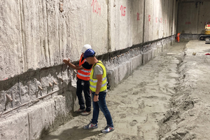  Die 70 Zentimeter hohe Auflagertasche muss vor Betonage der bis zu 2,20 Meter hohen Aussteifungsdecken aufgeraut werden 
