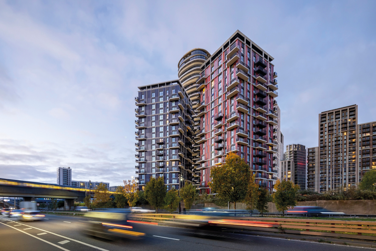 Das urbane Entwicklungsgebiet White City Living im Londoner Westen