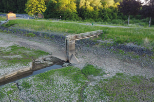  Vorher: Seit Anfang 2023 wurde der Wiesensee im Westerwald trockengelegt, da u.a. das Mönchbauwerk sanierungsbedürftig war 