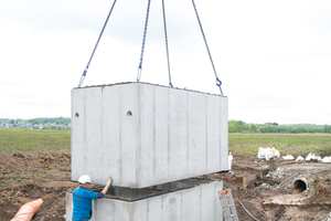  Für die Dichtheit des Mönchbauwerks sorgen Dichtungen zwischen den Bauteilen 