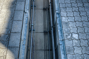 In den Versorgungskanälen BIRCOcanal sind Halfenprofile fest verbaut. Damit lassen sich die Wasserstoffleitungen sicher und vor allem einfach befestigen