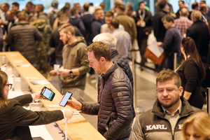  Der Anmeldebereich der Ulm-Messe 