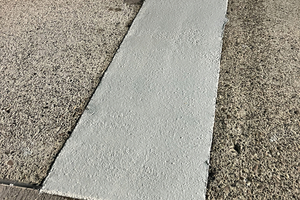  Die Schadstelle wurde innerhalb einer Nacht instandgesetzt. Das Ergebnis ist dauerhaft und überzeugt alle Beteiligten­ 