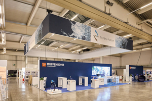  Die Muffenrohr Tiefbauhandel GmbH präsentierte an ihrem Messestand digitale Vertriebsservices sowie praxisnahe technische Lösungen für den Tiefbau 