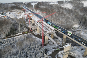  Die Talbrücke Sterbecke musste aufgrund von Alters- und Schadensbildern vollständig erneuert werden 