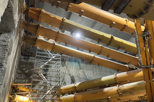  Die wiederverwendbaren Hydrauliksteifen von Vp Groundforce reduzieren den Bedarf an provisorischen Beton- und Stahlkonstruktionen 