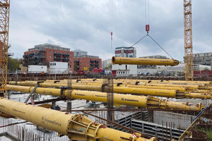  Die hydraulischen Aussteifungssysteme überzeugen mit ihrem unkomplizierten Ein- und Ausbau und sorgen so für verkürzte Baustellenzeiten 