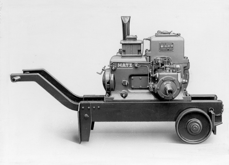 Oldtimer Stationärmotor Diesel HATZ 1 Zylinder Dieselmotor