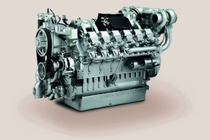  MTU-Motoren der Baureihe 2000 für Baumaschinen und Industrie haben Leistungen von 570 bis 900 kW, hier der 12V 2000 C 