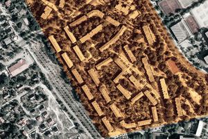  In der Übersicht ist der Projektumfang gut zu erkennen: insgesamt 841 Wohnungen. Das Quartier erstreckt sich entlang des Ostpreußendamms, kurz vor der Stadt-/Landesgrenze zu Teltow.  