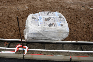  Zwei Säcke Substrat kommen pro Sickermulde zum Einsatz 