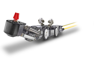  Der MicroGator ist ein elektrischer Fräsroboter für den Einsatz in Rohren ab DN 200-Rohren (insbesondere in schlauchlinersanierten oder durch Muffenversätze verengten Rohren).  
