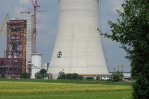  Säureresistente Betone im Kraftwerksbau – hier der Naturzugkühlturm des neuen E.ON Steinkohlenkraftwerks in Datteln 