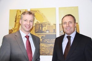  Fred Cordes (links) hatte zusätzlich zu seinen Aufgaben als Vertriebschef für Deutschland die Leitung des Konzern-kundenbereichs bei Zeppelin inne, welche in Zukunft Andreas Tasche übernimmt 