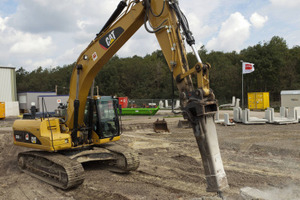  In den Bereichen Wertstoffhof Süd und Deponie führte die Köster GmbH Stemmarbeiten aus 