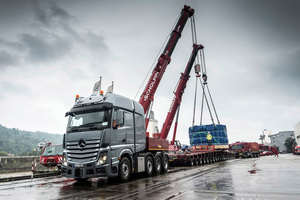  Ob normale Einsätze oder Schwerlasttransport - auf der IAA gab es die volle Bau-Kompetenz von Mercedes-Benz zu sehen. 