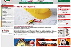  Die neue Webseite hagebau.com beinhaltet umfangreiche Informationen über die hage-bau Gruppe. Das Layout der neuen Infor-mationsplattform wurde stilistisch an das Design der hagebau.de angepasst 