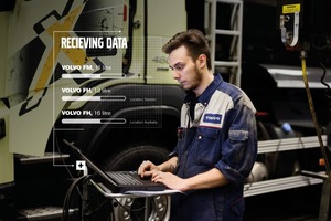  Die Volvo Modelle FH16, FH, FM, FMX sowie die Modellreihen VN, VHD und VM lassen sich mit den Online-Services nutzen. Das heißt, der Serviceplaner kann mit den Fahrzeugen per Fernzugriff kommunizieren. 