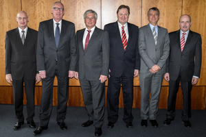  Der neue QDB-Vorstand (v.l.): Dipl.-Ing. Axel Ostgathe, Hans-Ferdinand Flottmeier, Dipl.-Ing. Norbert Schröter, Dr. Josef Felixberger, Dr. Heinz Ephardt, Dipl.-Ing. Helmut Schäfer 