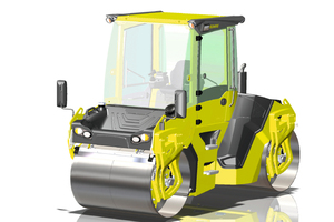  Messehighlight bei Bomag: Im Rahmen der bauma 2013 in München präsentiert der Weltmarktführer in der Verdichtungstechnologie am Stand F 1009 erstmals die neue Serie 5 der knickgelenkten Tandemwalzen in der Gewichtsklasse von 6 – 8 t 