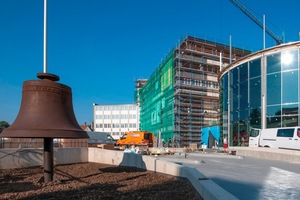  Auf dem alten Fabrikareal der 3-Glocken-Nudelfabrik in Weinheim entsteht ein modernes Multifunktionszentrum. 