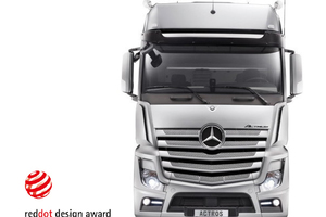  Mercedes-Benz setzt mit höchster Ästhetik nachhaltige Trends beim Lkw-Design, befand die Jury, und zeichnete im letzten Jahr den neuen Mercedes-Benz Actros mit dem begehrten "red dot award" aus. 