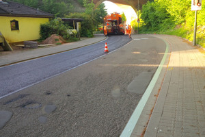  Die Verbindungsstraße in Ingolstadt vor der Sanierung … 