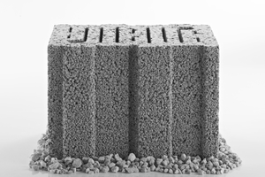  Der Leichtbeton-Planblock „SW1“ von KLB bildet die tragende Schale der Gebäudehülle. Sein hoher Wärmeschutz spielt eine entscheidende Rolle für das Erreichen des Passivhausstandards. 