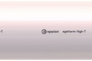  Bild 2: Das egetherm® High-T ist ein Druckrohrsystem aus Polyethylen für Medientemperaturen bis zu 95°C. (Foto: egeplast) 