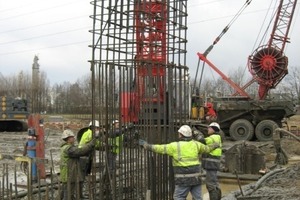  Tunnelbau in Antwerpen: Ein Projektteam von Schöck betreute den Einbau der ComBAR-Körbe vor Ort 