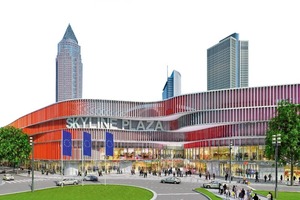  Für das Großprojekt „Skyline Plaza“ im Herzen Frankfurts wurden mit dem Einbau von über 1.200 Metern Hochlast-Kanalrohren in Verbindung mit 65 Anschlussstutzen und 10 Kanalschächten höchste Ansprüche an Technik und Wirtschaftlichkeit der Kanalnetzlösung erfüllt 