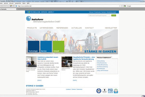  Das Netzwerk stellt sich vorInformative und praxisorientierte Firmen- und Brancheninhalte, die „leben“, aktuell zur Verfügung zu stellen, ist der Anspruch an die neue WebseiteAbbildung: Insituform 