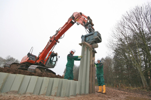  Einbau der Kunststoffbohle mit Mutterbohle 