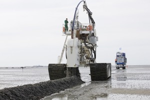  Mit einer Verlegeleistung von etwa 1200 m pro Stunde wurde das Projekt innerhalb von nur drei Arbeitstagen fertig gestellt 