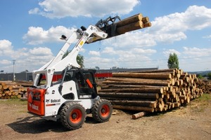  Der neue S850-Kompaktlader mit 1760 kg Nutzlast und 3,65 m Hubhöhe ist der leistungsstärkste Kompaktlader in der langen Bobcat-Firmengeschichte  Foto: Bobcat 