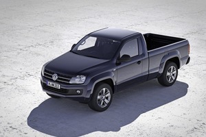  Volkswagen bringt den Amarok jetzt auch in einer Single-Cab-Version mit über 2,20 m langer Ladefläche auf den Markt 